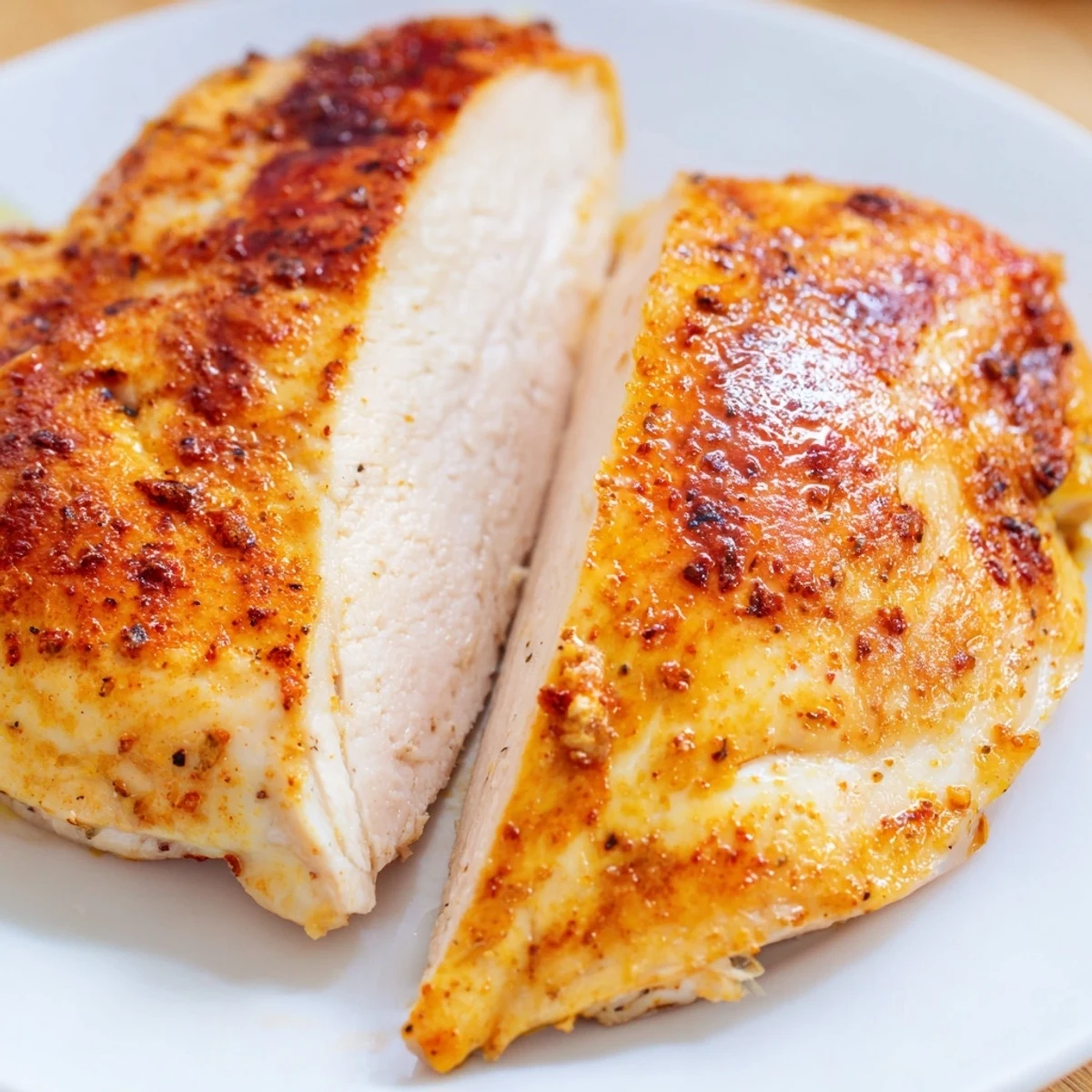 Oven Baked Chicken Breasts come out juicy and golden with fragrant herbs. 