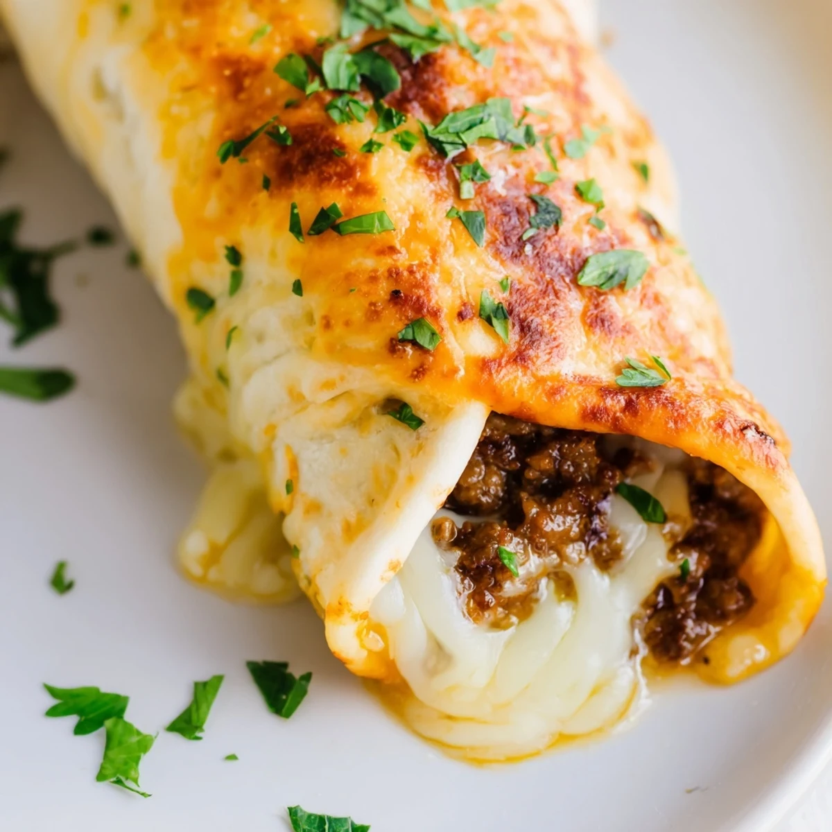 Cheesy Taco Sticks Recipe arranged on parchment lined baking sheet ready for dipping with garnish