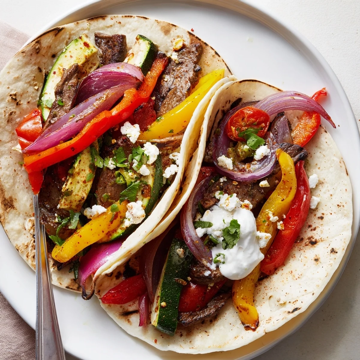 Weeknight Tajin Feta Sheet Pan Fajitas bursting with smoky paprika, lime