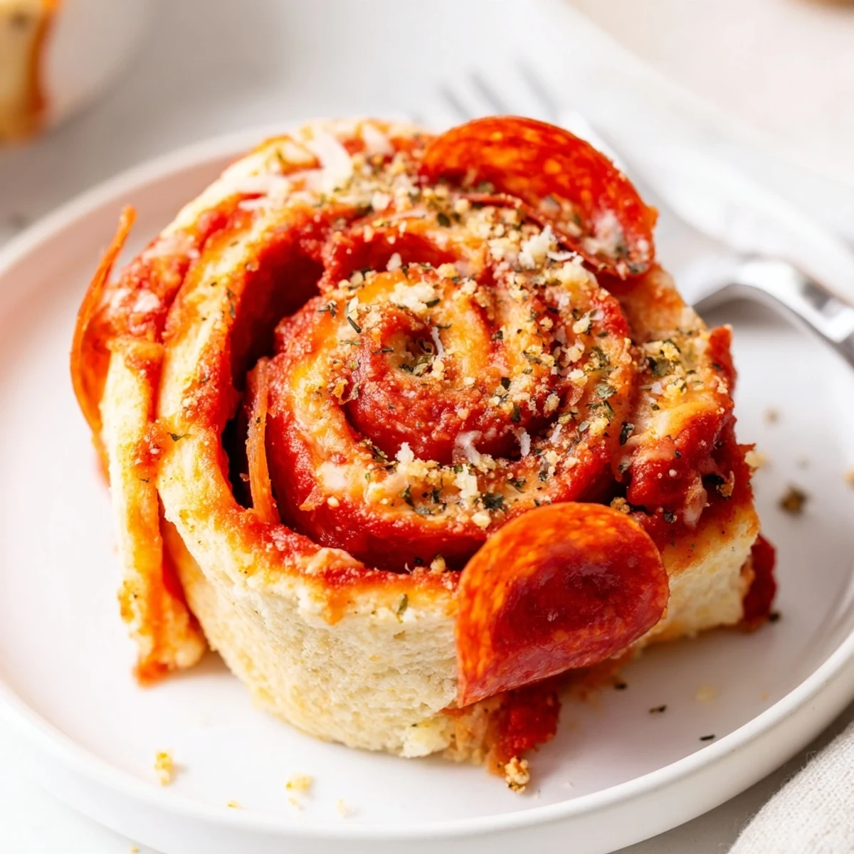 Fresh-baked Gluten Free Pizza Rolls Snack served with marinara for dipping