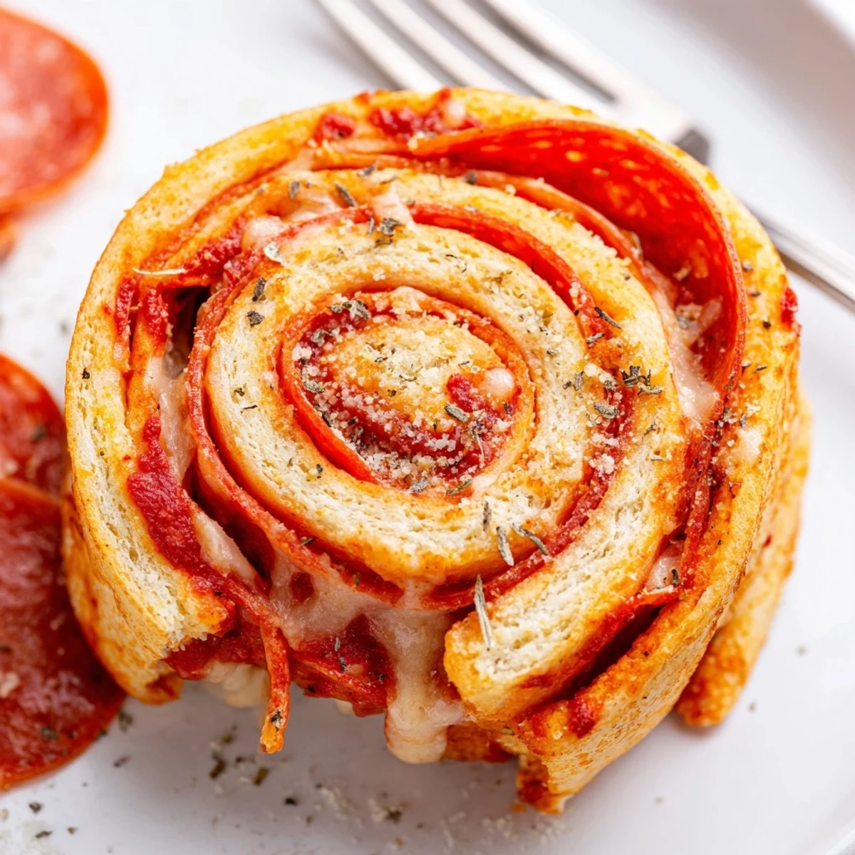 Warm Gluten Free Pizza Rolls Snack on parchment, golden edges and bubbling cheese