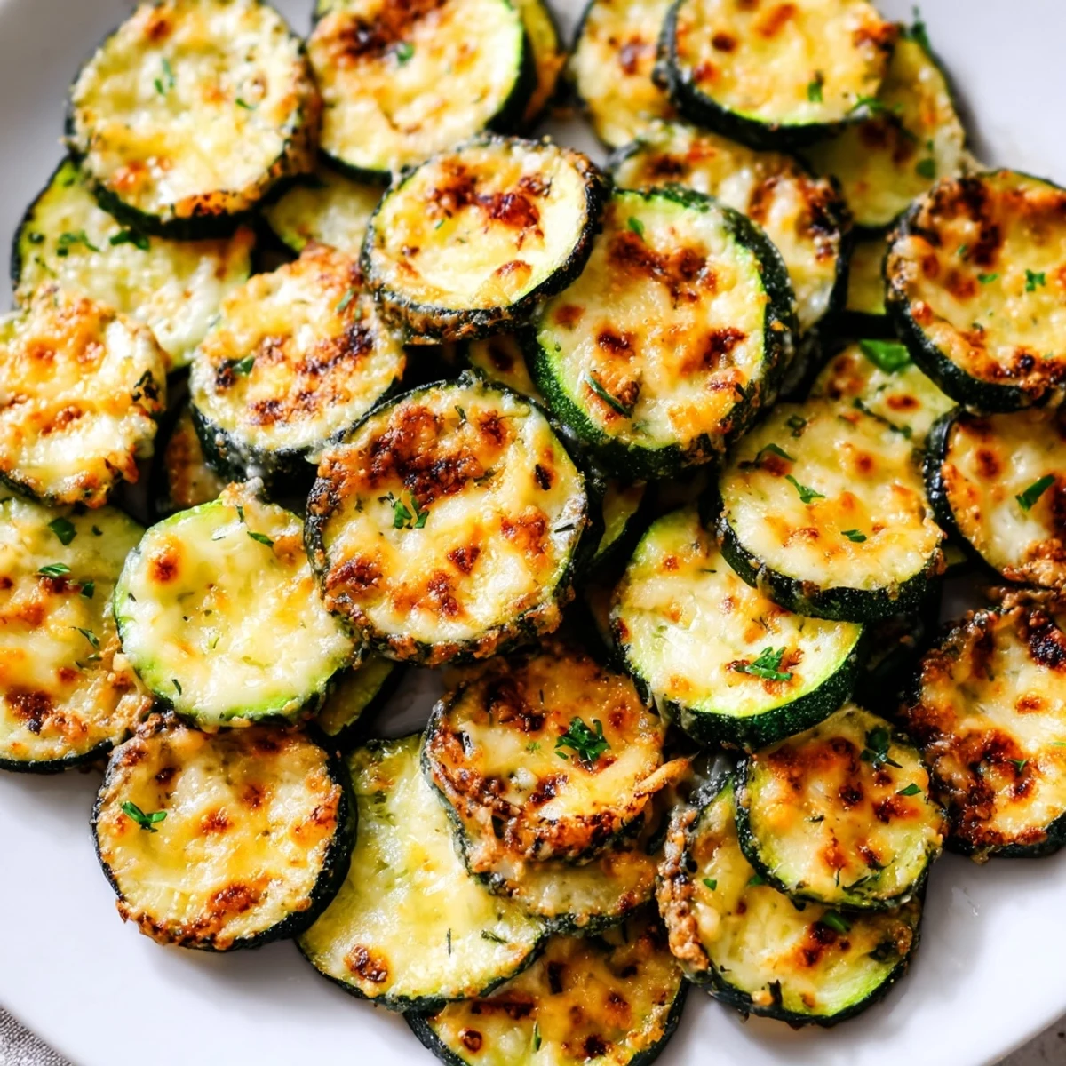Lemon Pepper Parmesan Zucchini