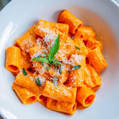Roasted Red Pepper Pantry Pasta